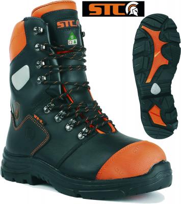 STC - Battler 8" Lumberjack waterproof Chainsaw safety work boots